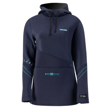 PROLIMIT Womens Hoodie Flare NAVY/TURQUOISE