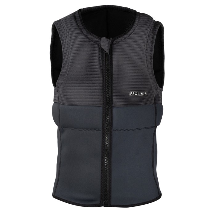 PROLIMIT Predator Vest Half Padded Frontzip Black/Grey