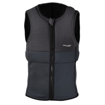PROLIMIT Prallschutzweste Predator Vest Half Padded Frontzip Black/Grey 2025