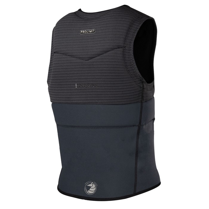PROLIMIT Prallschutzweste Predator Vest Half Padded Frontzip Black/Grey 2025