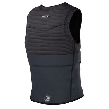 PROLIMIT Predator Vest Half Padded Frontzip Black/Grey