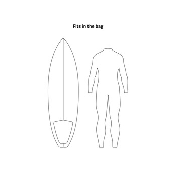 PROLIMIT Boardbag Sport  Surf/Kite Grey/White