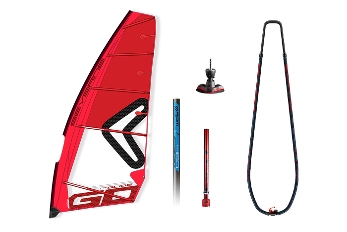 Starboard SV IQ JUNIOR RIG PACK FGO 5.0<Sail/Mast/Boom/Ext/Base> .