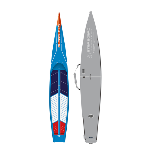 Starboard SUP23 14.0 X 25.5 SPRINT wBWITH BOARD BAG Wood Carbon
