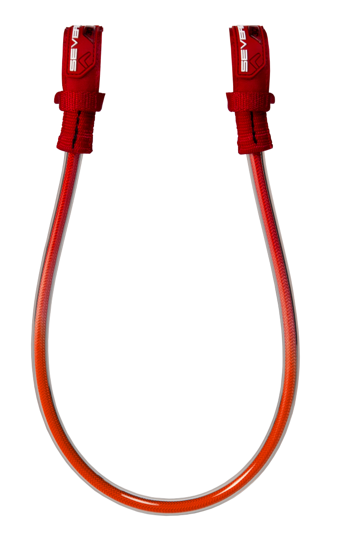 SEVERNE Windsurf Trapeztampen FIXED HARNESS LINES red 2024