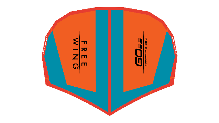 Starboard Foil Wing FREEWING GO NO WINDOW Orange and Teal 2023