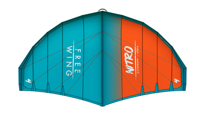 Starboard Foil Wing FREEWING NITRO NO WINDOW Orange and Teal 2023