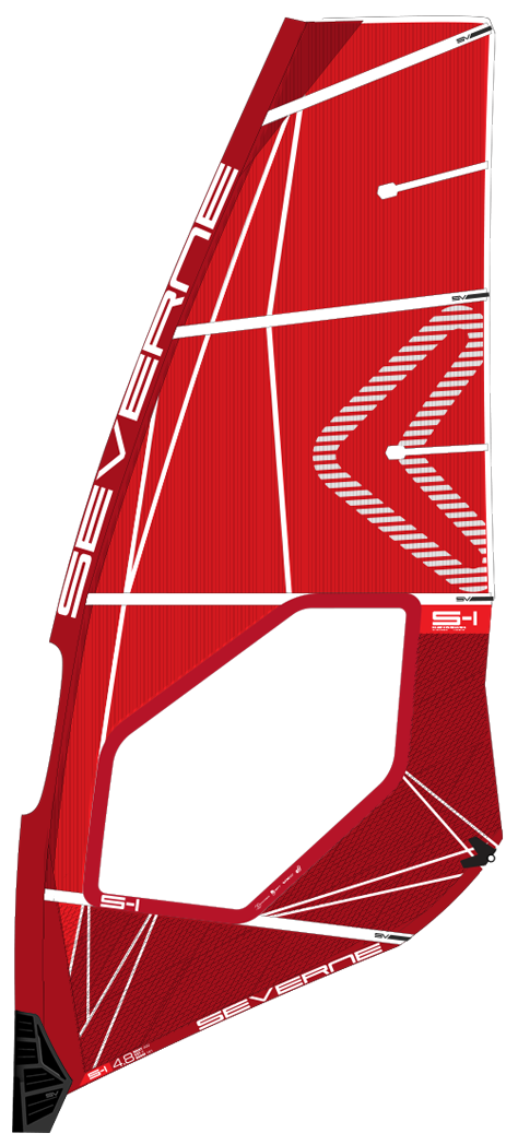 SEVERNE Windsurf Segel S-1 red 2023