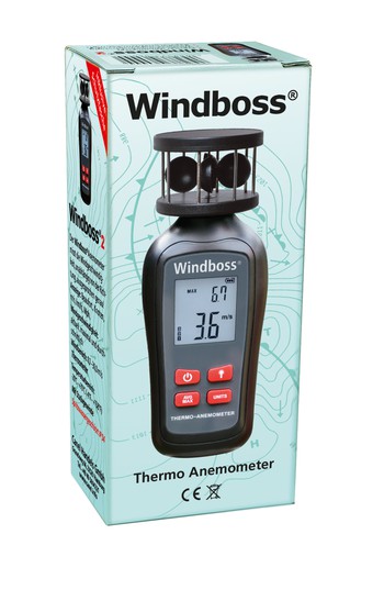 Windboss 2 Windmesser Anemometer Thermo