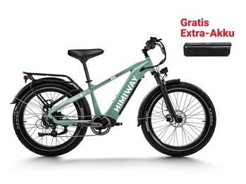 Himiway E-Bike Zebra D5 Upgrade Premium All Terrain Fatbike inklusive Akku