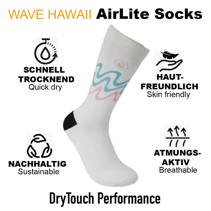 Wave Hawaii AirLite DryTouch Socks D7