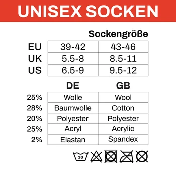 Surfsoxx Thermo Socken Wool Fashion 4 Paar Socken Damen Herren Warm Weichbund