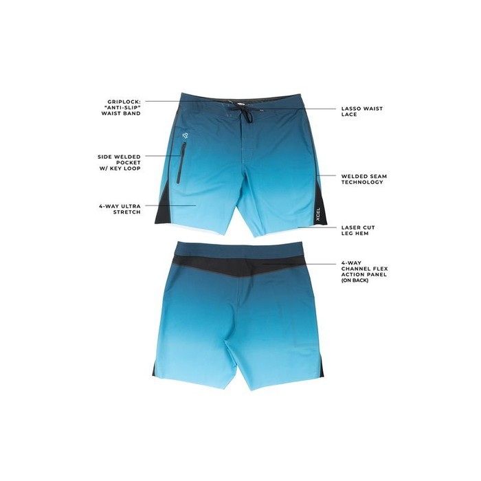 Xcel Board Shorts Drylock 18.5" Navy Fade Herren