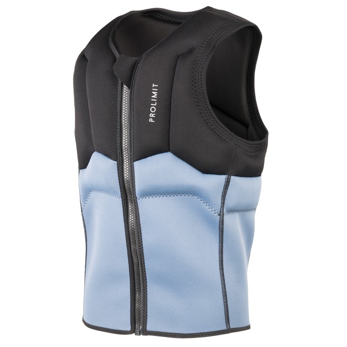 Prolimit Prallschutzweste ACE Halfpadded vest Frontzip Black/Blue 2025
