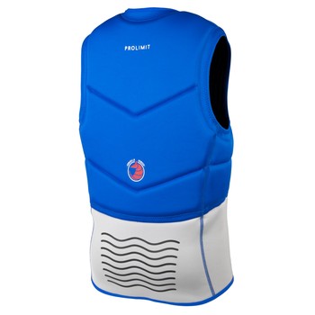 Prolimit Fusion Slider Vest Half Padded Frontzip Blue/Silver 2024