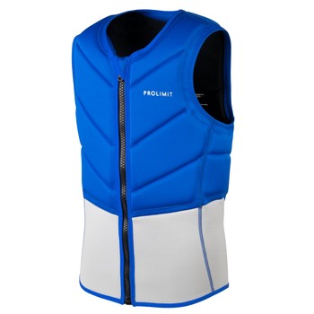 Prolimit Fusion Slider Vest Half Padded Frontzip Blue/Silver 2024