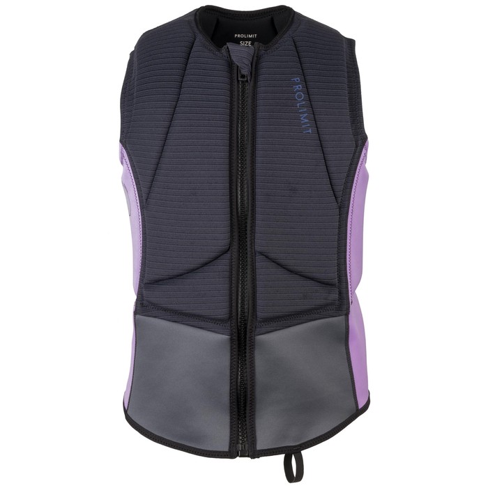 Prolimit Flare Vest Half Padded Frontzip Black/Lavender 2024