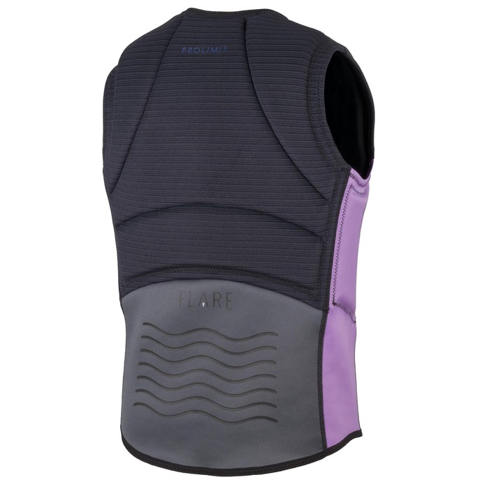 Prolimit Flare Vest Half Padded Frontzip Black/Lavender 2024
