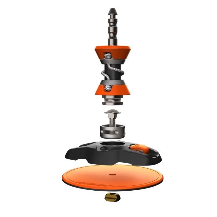 Unifiber Windsurf Mastfuß Baseplate Tendon Joint Elite (U-Pin)