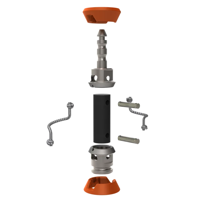 Unifiber Windsurf Mastfuß Baseplate Tendon Joint Elite (U-Pin)
