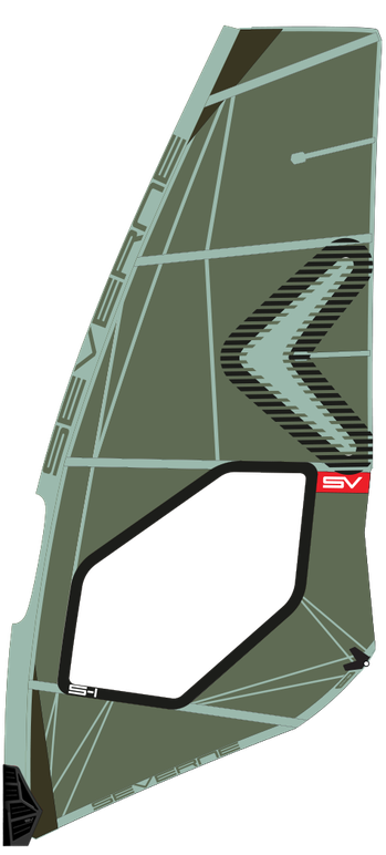 SEVERNE Windsurf Segel S-1 Sage Green 2024