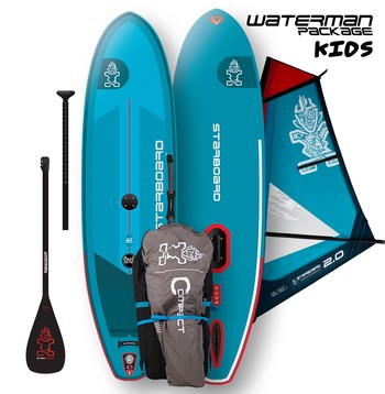 Starboard Windsurf WATERMAN PACKAGE WINDSUP KID WITH COMPACT Deluxe Lite