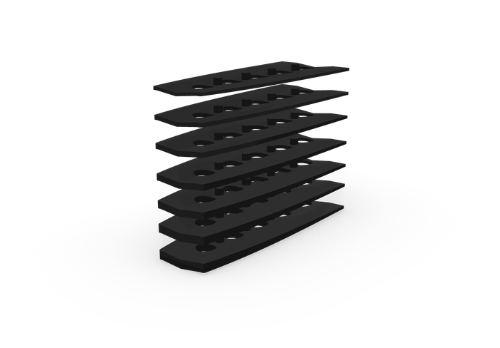 Starboard Foil UCS 7 pcs angle spacers Alu .