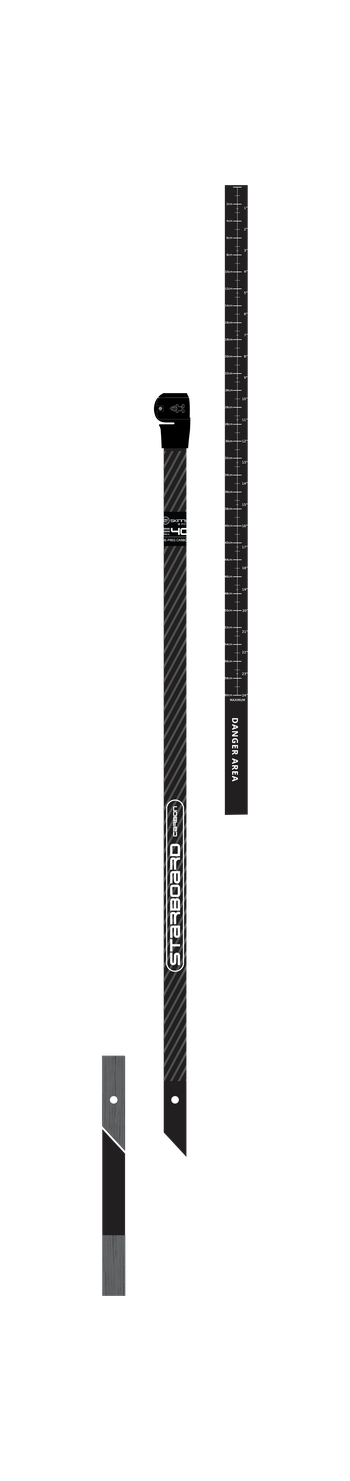 Starboard SUP CARBON SHAFT 26MM 3PC ADJ F40 .