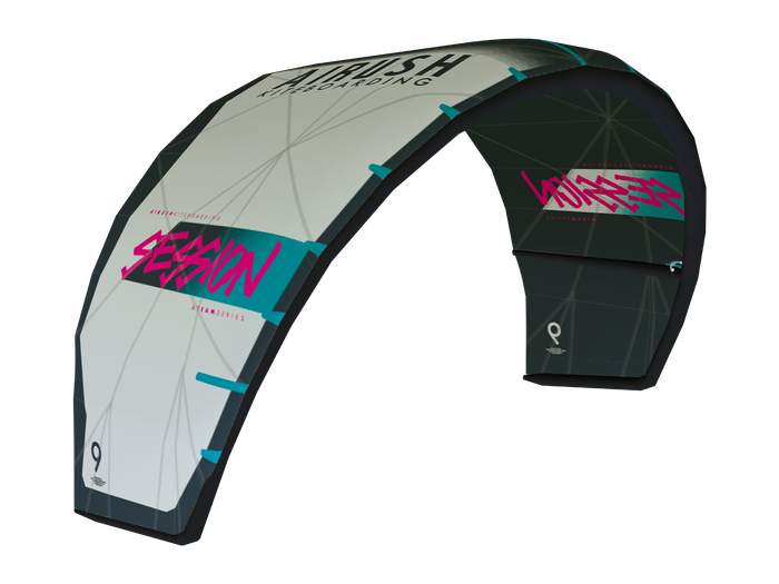 AIRUSH Kite Session Team V2 Kite only Slate & Gray 2025