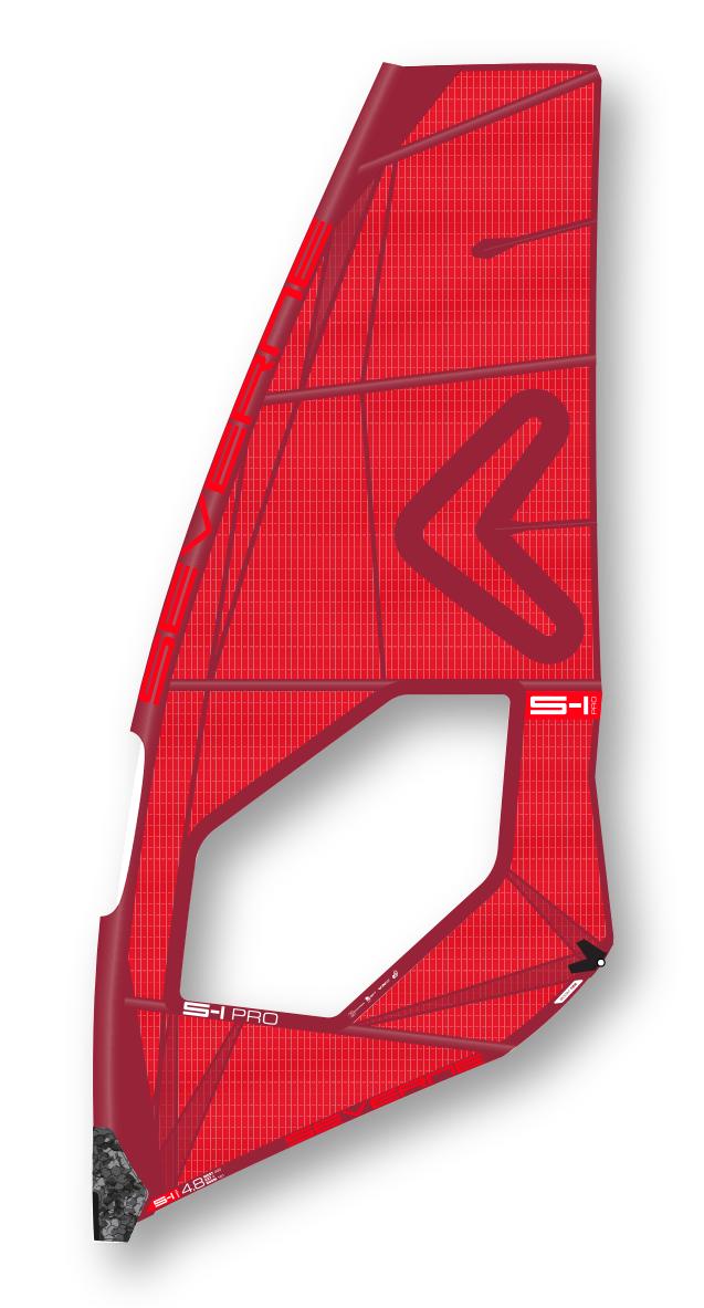 Severne Windsurf Segel S-1 PRO red 2025