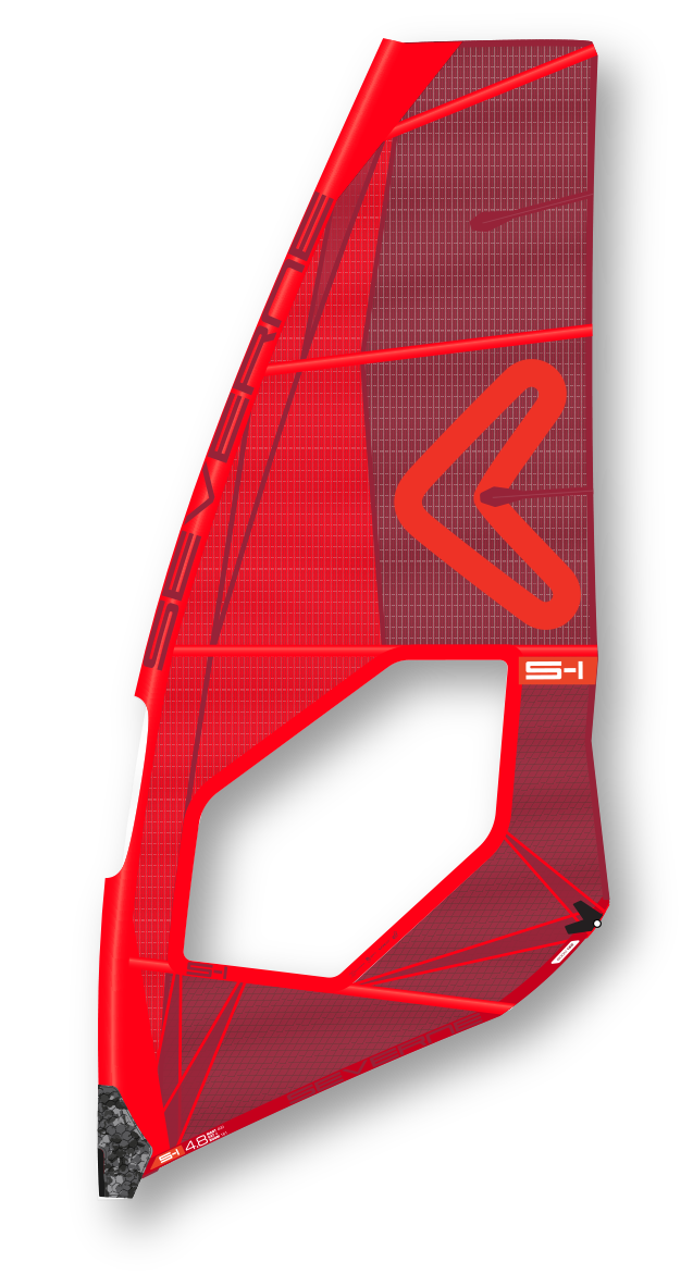 Severne Windsurf Segel S-1 red 2025