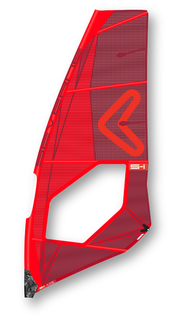 Severne Windsurf Segel S-1 red 2025