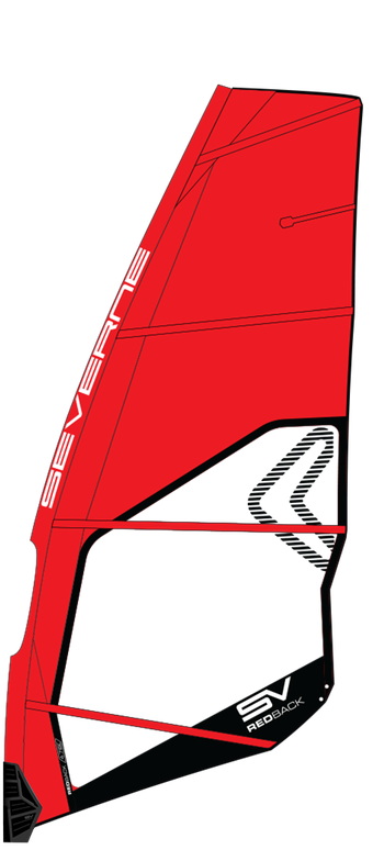 Severne Windsurf Segel REDBACK Red/Black 2025