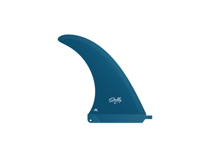 AK AK23 FIN STUBBY DARK TEAL 9inch SINGLE FIN .