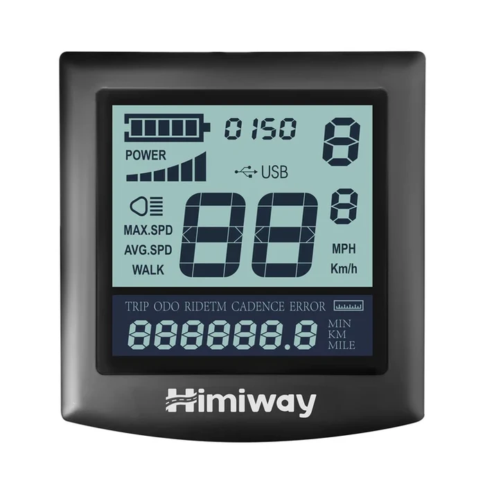 Himiway Display LSD Bildschirm mit USB-Aaufladung für Zebra D5 Upgrade Model