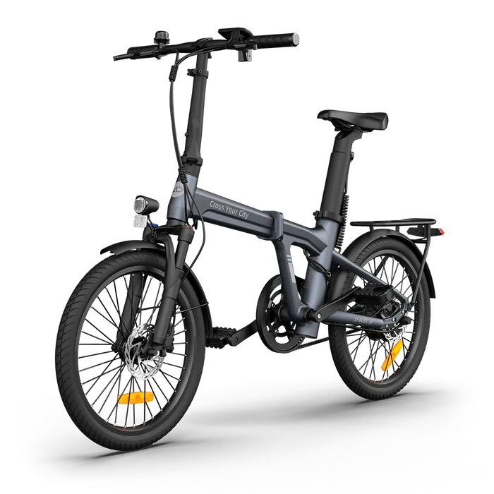 ADO Air 20 Ultra (3-Speed) - faltbares E-Bike mit Riemen inklusive Aufbewahrungstasche