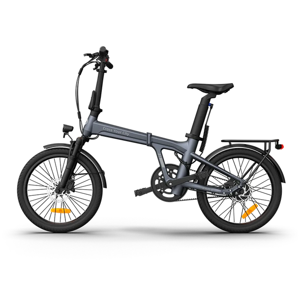 ADO Air 20 Ultra (3-Speed) - faltbares E-Bike mit Riemen inklusive Aufbewahrungstasche
