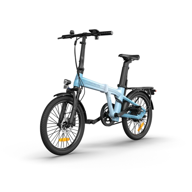 ADO Air 20 Ultra (3-Speed) - faltbares E-Bike mit Riemen inklusive Aufbewahrungstasche