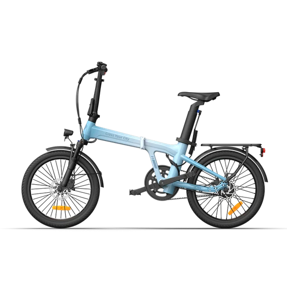ADO Air 20 Ultra (3-Speed) - faltbares E-Bike mit Riemen inklusive Aufbewahrungstasche