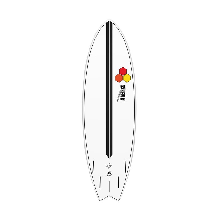 Surfboard CHANNEL ISLANDS X-lite PodMod 5.10 Weiss