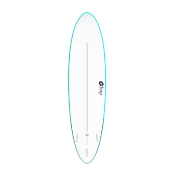 Surfboard TORQ Softboard EVA 7.6 Funboard Blau