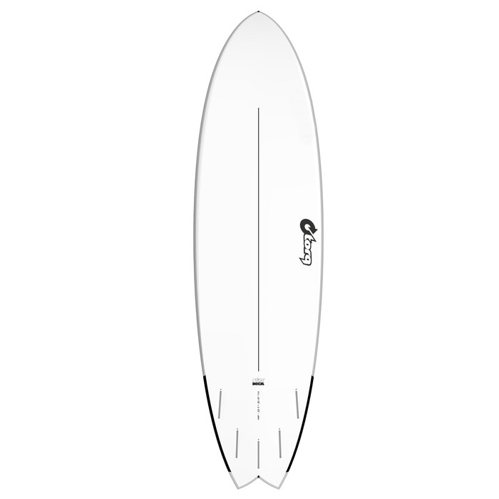 Surfboard TORQ Softboard EVA 5.11 Mod Fish Grau
