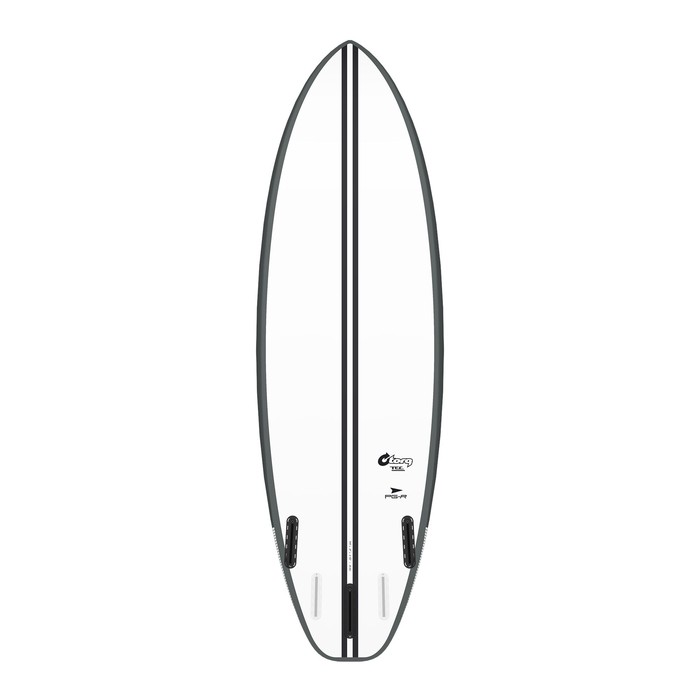 Surfboard TORQ TEC PG-R 6.0 Rail Grau
