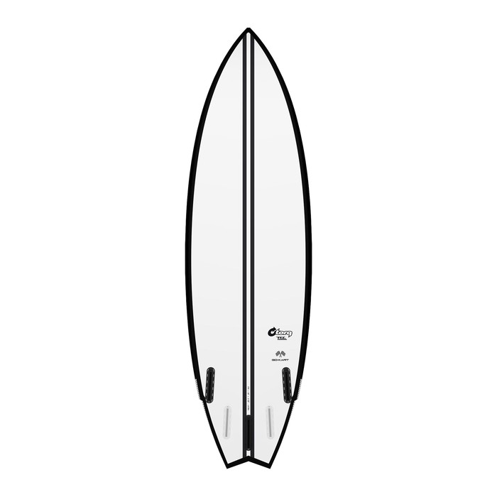 Surfboard TORQ TEC Go-Kart 5.8 Rail Schwarz