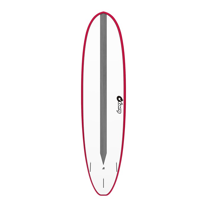Surfboard TORQ Epoxy TET CS 7.8 V+ Fun Carbon Rot