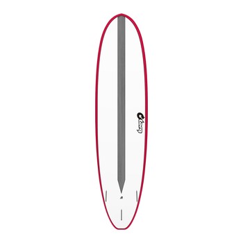Surfboard TORQ Epoxy TET CS 7.8 V+ Fun Carbon Rot