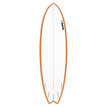 Surfboard TORQ Epoxy TET 6.6 MOD Fish OrangeRail