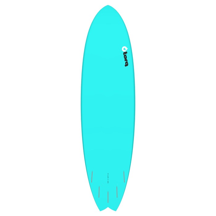 Surfboard TORQ Epoxy TET 7.2 MOD Fish Blau Pinline