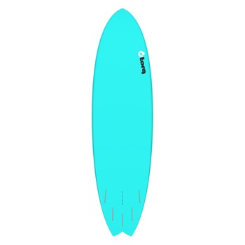 Surfboard TORQ Epoxy TET 6.10 MOD Fish Blau Pinlin
