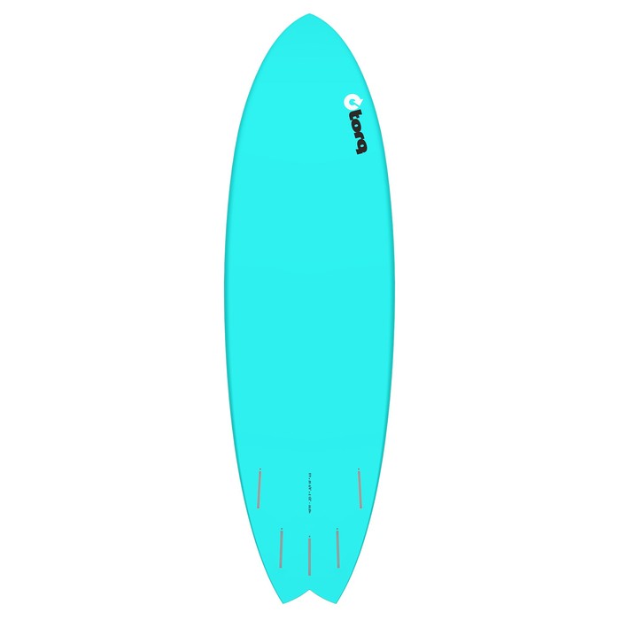 Surfboard TORQ Epoxy TET 5.11 MOD Fish Blau Pinlin